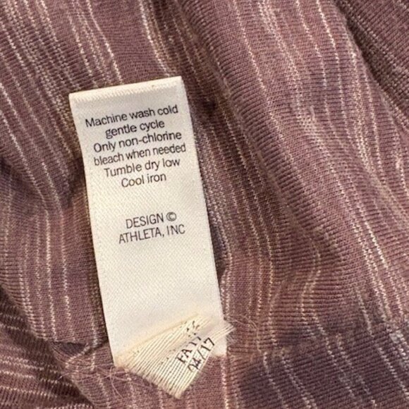 Athleta Beyond Soft Avenues Ruched Athletic Dress in Purple & White – Size XS - Picture 8 of 8